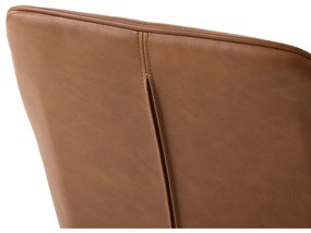 Set di sedie da pranzo marrone in imbottito con braccioli 2 pz Nolan Stripe – Unique Furniture