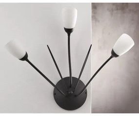 Jupiter 2059 - Lampada da parete GLORIOSA 3xG9/14W/230V nera