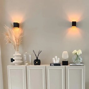 Applique da parete moderna nera - Transfer