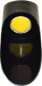 Applique a LED solare PALESA LED/1W/3,7V IP65 1800 mAh nero