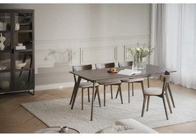 Tavolo da pranzo pieghevole in rovere marrone scuro 90x190 cm Yumi - Rowico