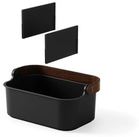 Organizer da bagno nero in plastica riciclata Bellwood - Umbra