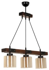 Lampadario su filo LILA 3xE27/60W/230V