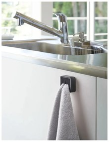 Supporto in plastica nero autoportante per strofinacci Film Hook - YAMAZAKI