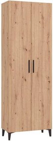 JOSIE - armadio due ante moderno minimal in legno
