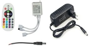 Striscia LED RGB dimmerabile 2x5m LED/4,8W/230V + TC