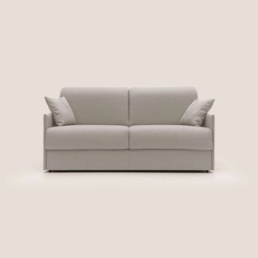 Evans Divano letto matrimoniale in tessuto impermeabile T13 panna