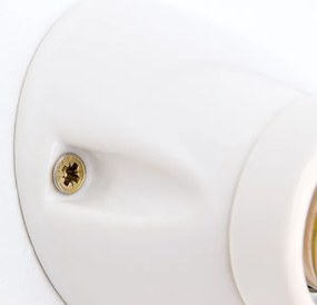 Orion - Lampada da parete FROST 1xE27/60W/230V bianca