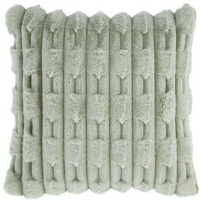 Cuscino decorativo in micropile 50x50 cm Carved Fur – Bianca