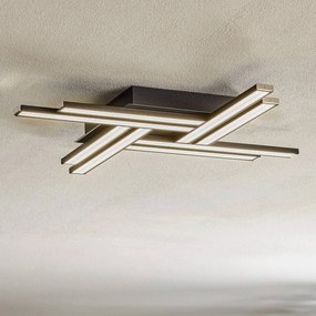Domiluce Plafoniera LED Largo 8 luci nero