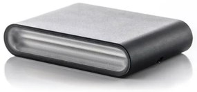 LED2 - Lampada da parete per esterni FLAT 2xLED/5W/230V IP65 nero