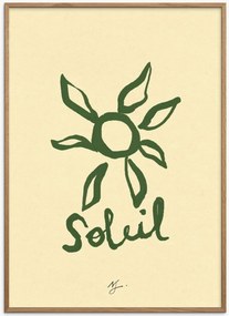 Stampa digitale incorniciata Soleil Vert