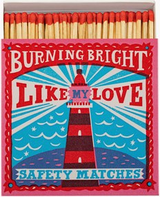 Scatola di fiammiferi di design Burning Bright