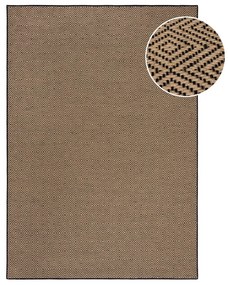 Tappeto nero/di colore naturale in iuta 120x170 cm Diamond – Flair Rugs
