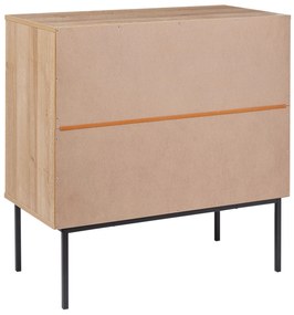 Cassettiera rattan legno chiaro PASCO Beliani