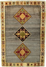 Gabbeh Tappeto 150 x 100 Nero (Iran) Annodato A Mano