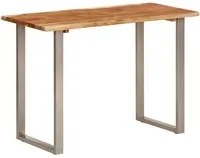 Tavolo da Pranzo 110x50x76 cm Legno Massello di Acacia 350293