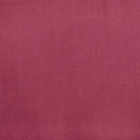 Poltrona Rosso Vino 60 cm Velluto