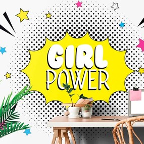 Carta da parati – Scritta pop art – GIRL POWER