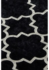 Tappeto da bagno bianco e nero Dark Rustic, 60 x 40 cm - Foutastic