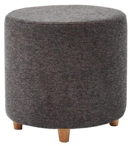Pouf KIMA Ø 40 cm antracite
