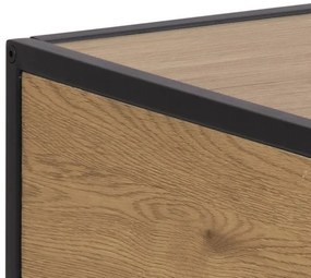 Comodino SARON quercia/nero