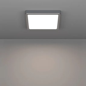 Eglo 901766 - Lampada da soffitto LED per bagno FUEVA LED/10,5W/230V 22x22 cm IP44 cromato