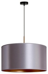 Duolla - Lampadario a sospensione con filo CANNES 1xE27/15W/230V diametro 45 cm argento/rame