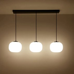 Lampadario Design Aristide nero 3x E27 INSPIRE