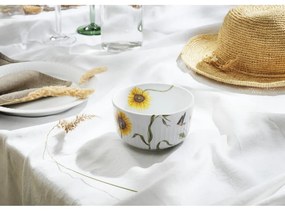 Ciotola bianca in porcellana con motivo floreale Hammershøi Summer - Kähler Design