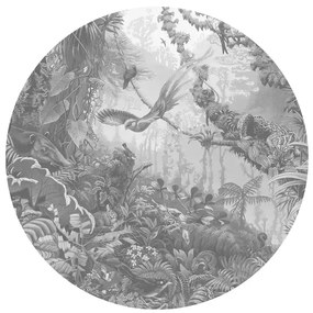 KEK Amsterdam Carta da parati panoramica Tropical Landscapes 2 Circle - S - 1.425m