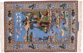 Isfahan Tappeto persiano 110x160 (Iran) Annodato A Mano