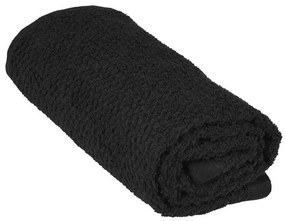 Telo bagno per doccia 90x140 cm nero in cotone 100%