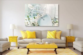 Quadro su tela – Natura morta romantica in stile vintage