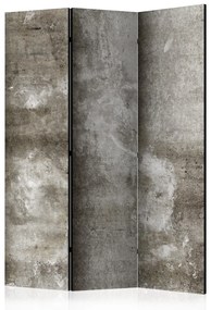 Paravento Betoniera fredda (3 parti) - composizione industriale grigia