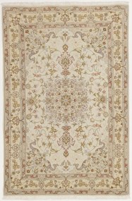 Tabriz Tappeto 100x150 (Iran) Annodato A Mano