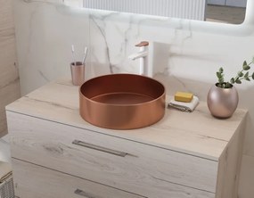 Mobile bagno sospeso da 100 cm due cassetti soft close EL-100P - KAMALU