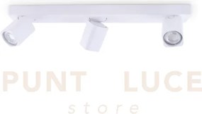 Rudy square applique a parete orientabile 3 luci attacco gu10 lampa...