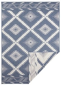 Tappeto da esterno blu e crema , 170 x 120 cm Malibu - NORTHRUGS