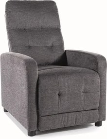 Poltrona reclinabile Otus Brego grigio scuro – 66x92–144x100 cm