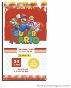 Pacchetto Chrome Panini Super Mario Trading Cards (FR)