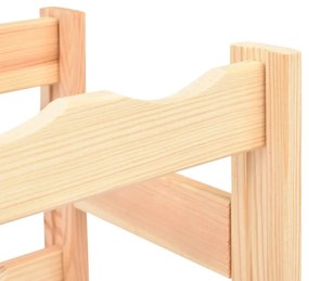 Portavini da 77 bottiglie in legno di pino