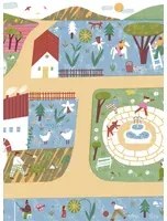 Coordonne Carta da parati panoramica Country Joy - Chestnut