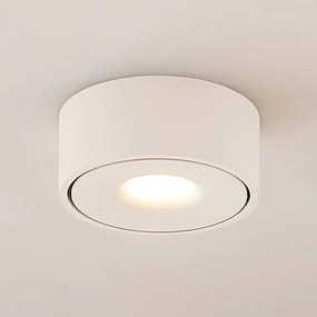 Plafoniera a LED Rotari Arcchio, dimmerabile, Bianco / Opale, Corridoio, Alluminio, Moderno, Plafoniera LED