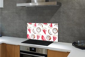 Pannello paraschizzi cucina Cocco di anguria 100x50 cm