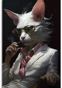 Quadro su tela – Gangster animale gatto