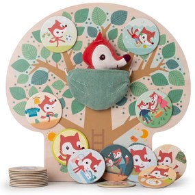 Lilliputiens - Albero educativo magnetico - La mia giornata con Alice la volpe