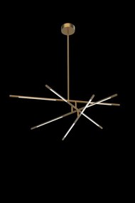 Lampadario a soffitto 8 luci tabular md18001070-8agol oro