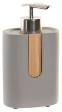 Dispenser di Sapone DKD Home Decor Naturale Grigio Arancio Cemento