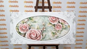 Stampa su tela – Rose di pietra